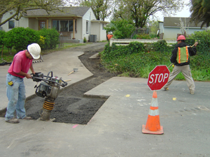 city sewage system connection